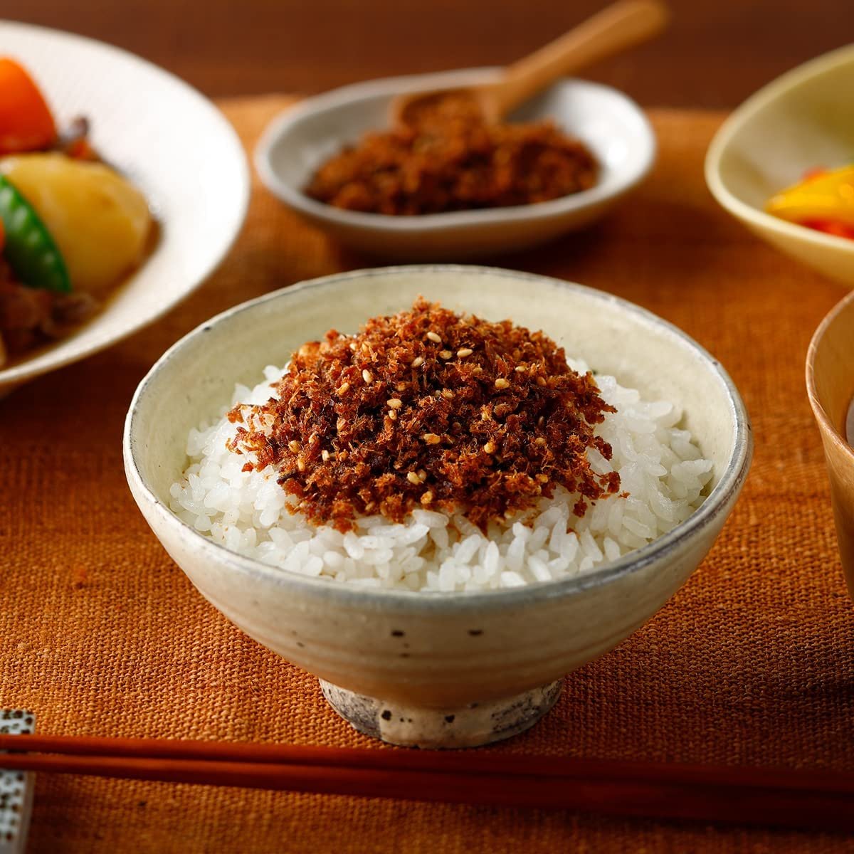 Premium Ninben Fine Chopped Katsuo Furikake Seasoning - 40g Japanese Bonito Flakes for Rice, Noodles & Salad Topping - Authentic Umami Flavor Enhancer