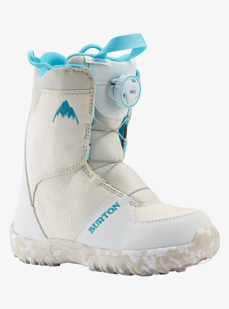 Burton Junior's Grom Boa Snowboard Boots 2025 - Kids' Adjustable Snowboarding Boots for Boys & Girls - Perfect for Winter Sports & Mountain Adventures