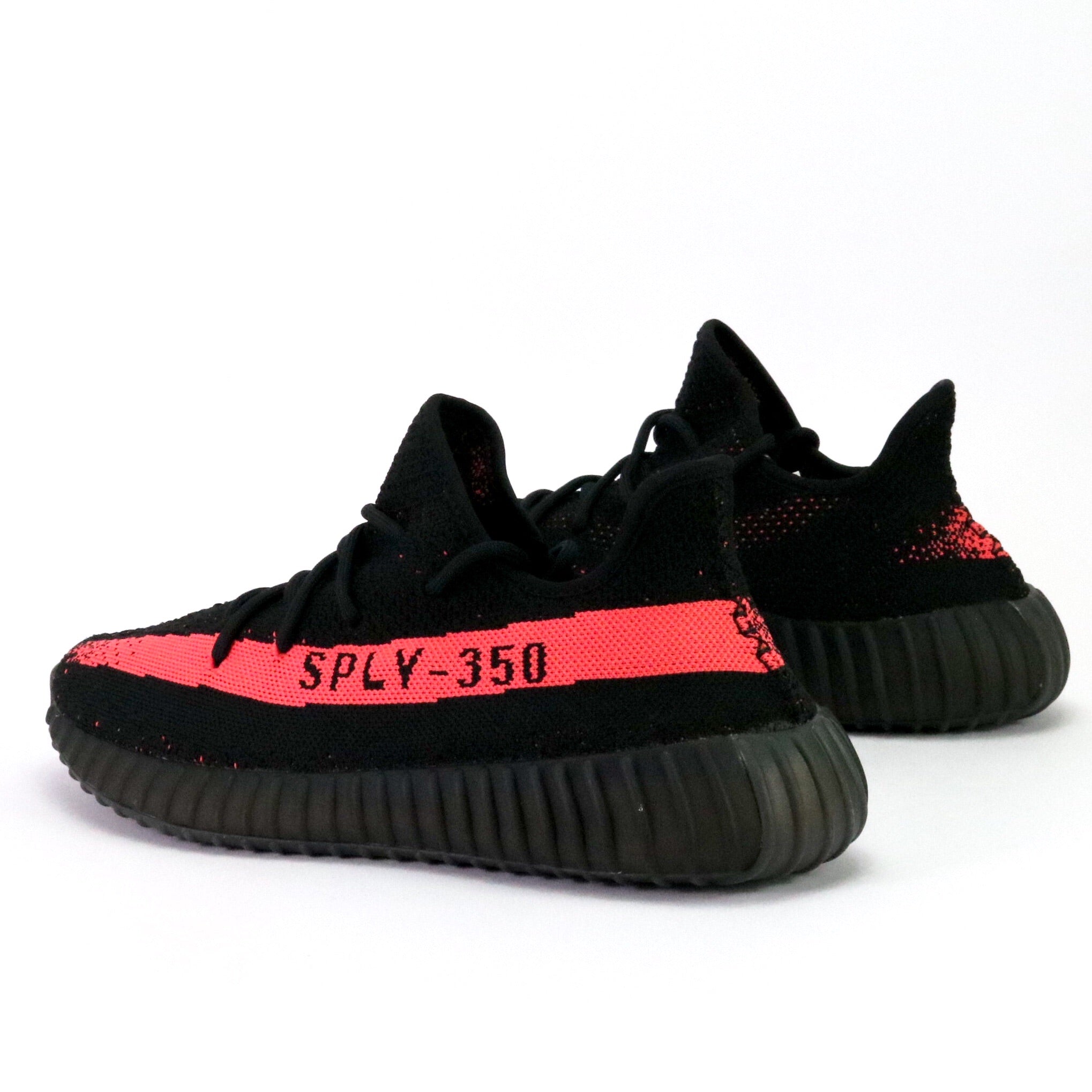 Adidas Yeezy Boost 350 V2 Sneakers - Core Black/Red/Pink Men's Running Shoes for Jogging, Gym & Casual Wear