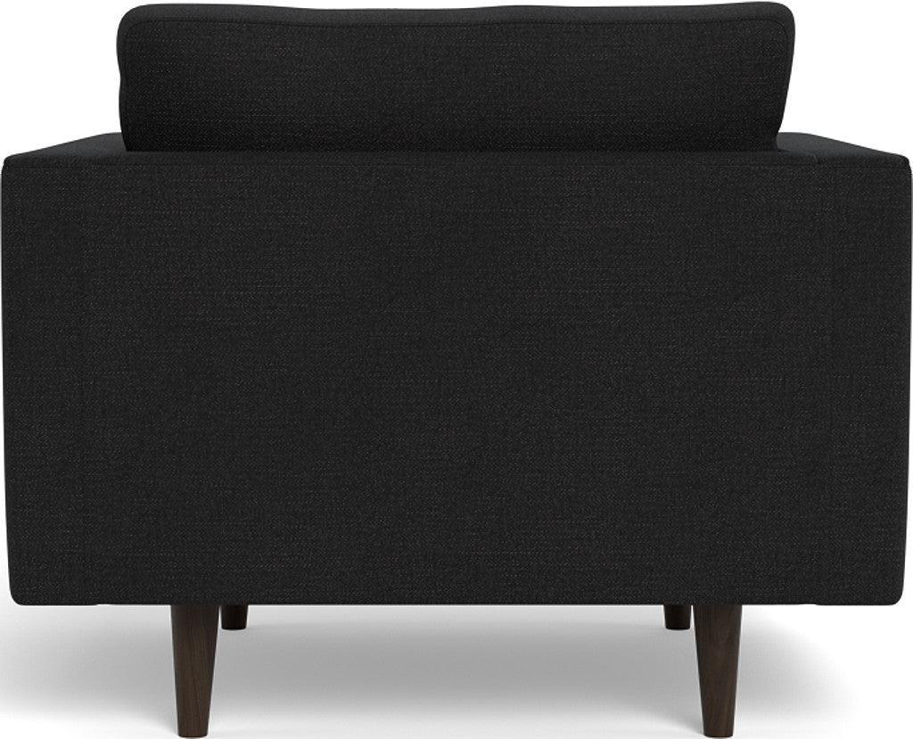 Stylish Ladybird 42 Arm Chair - Modern Accent Chair for Living Room, Bedroom & Office - Comfortable Upholstered Lounge Chair with Wooden Legs - Perfect for Reading Nook, Cozy Corner or Home Decor