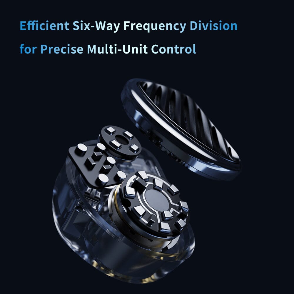 TRN JAWS 3DD+4BA+1PD Hybrid Driver HiFi In-Ear Earphones with Detachable Cable - Perfect for Audiophiles, Gaming & Music Listening