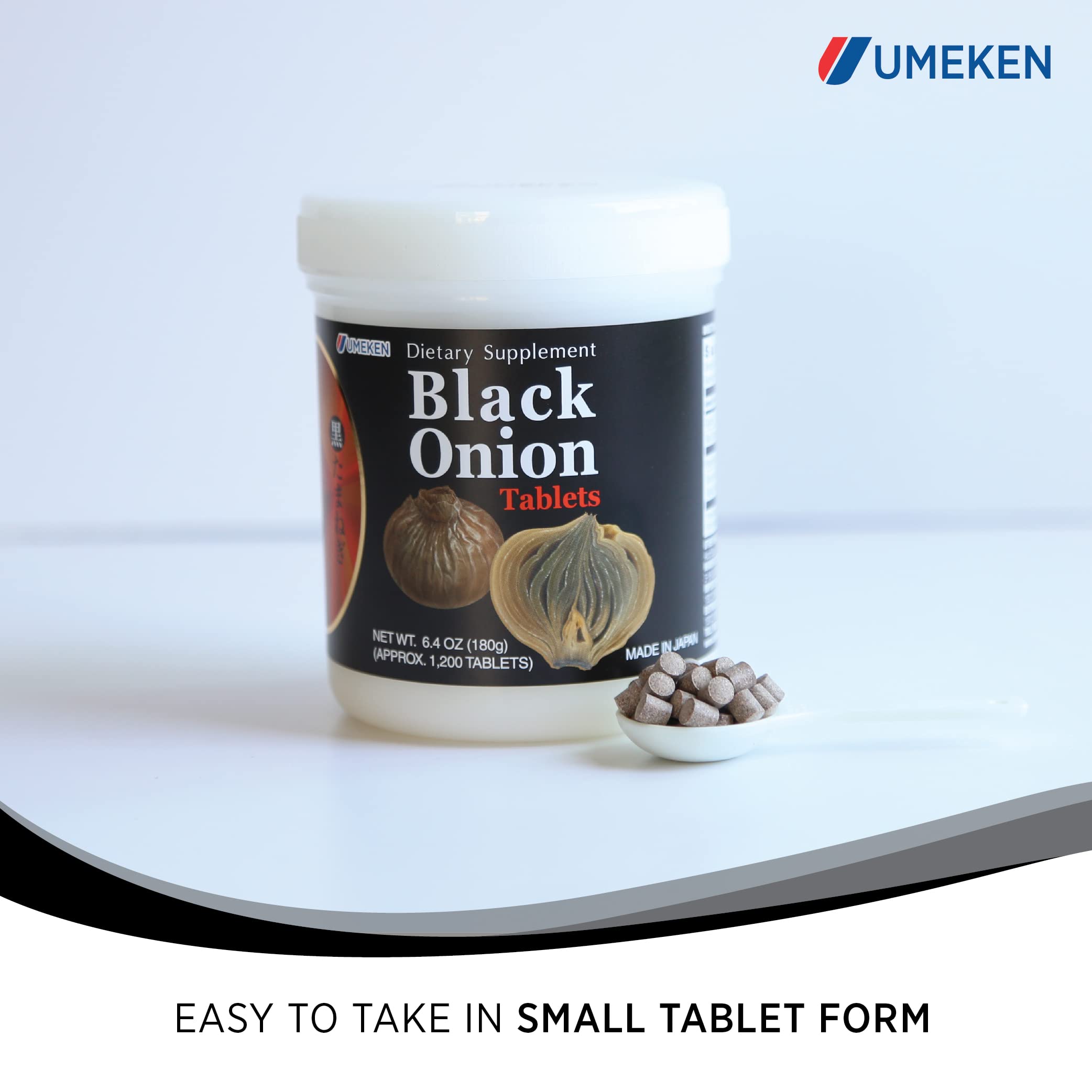 Umeken Black Onion Fermented Concentrate Supplement with Quercetin - 1333 Count Tablets (2 Pack) - Powerful Antioxidant Support for Immune Health & Wellness - Perfect for Daily Nutrition & Detox Routines