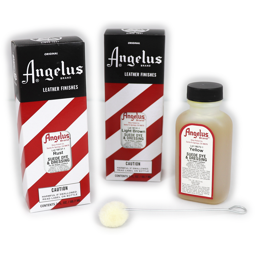 ANGELUS Suede Dye (3 oz) - Premium Leather & Suede Color Restorer for Shoes, Bags & Accessories | Perfect for DIY Shoe Repair & Customization Projects
