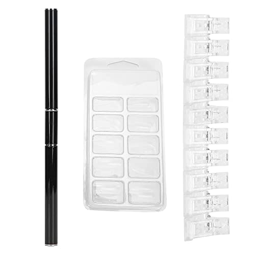 A K Homes - Professional Nail Pinching Clips for Nail Art, Durable ABS Nail Tips for Salon & DIY Use - Perfect for Nail Extensions, Manicures & Home Nail Art Projects