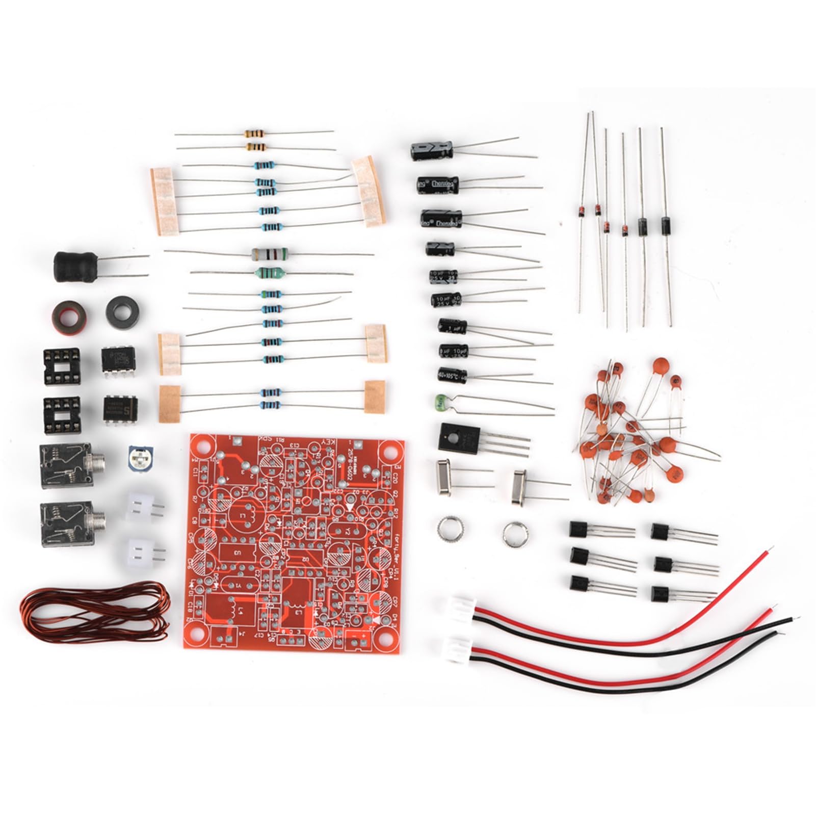 DIY Shortwave Radio Kit - 3W Forty 9er CW Radio Kit with Accessories | Build Your Own Ham Radio for Emergency Preparedness & Outdoor Adventures