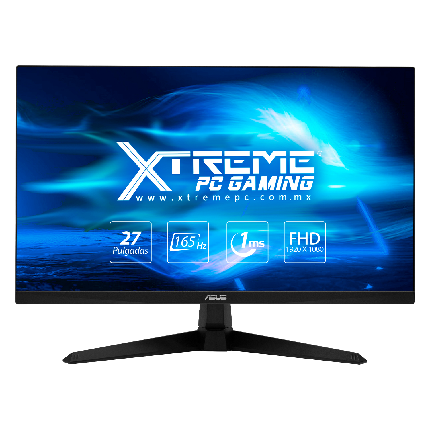 Xtreme PC Gaming Desktop - AMD Ryzen 7 5700G, Radeon RX 7600, 32GB RAM, 1TB SSD + 4TB HDD, 27