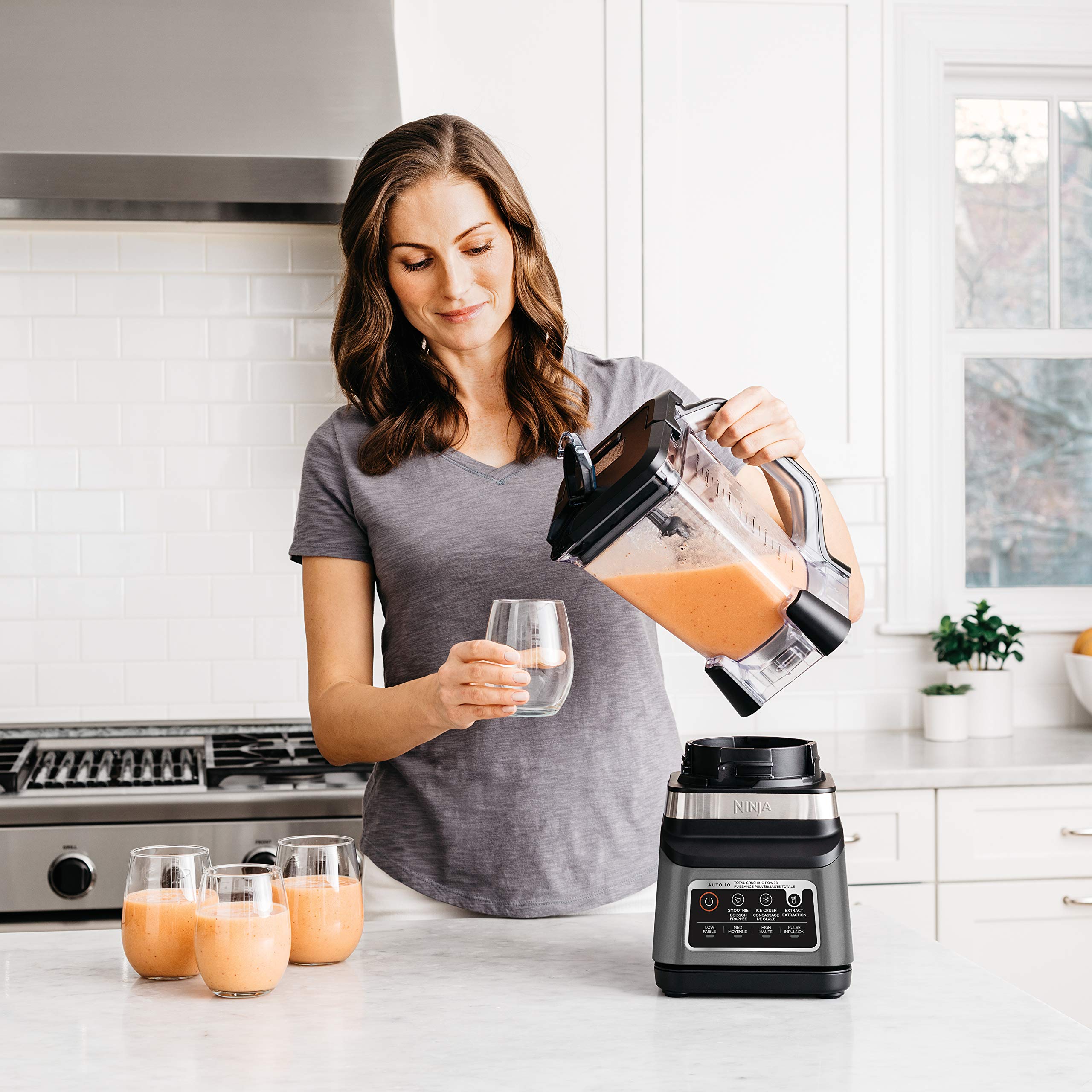 Ninja Professional Plus Blender Duo with Auto-iQ Technology - High Speed 1500W Countertop Blender for Smoothies, Juices & Food Prep - Perfect for Kitchen, Gym & Healthy Lifestyle