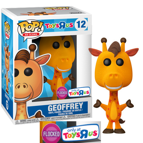 Geoffrey the Giraffe Flocked Plush Toy - Official Toys R Us Collectible for Kids & Adults | Perfect for Birthday Gifts, Nursery Decor, and Toy Collections