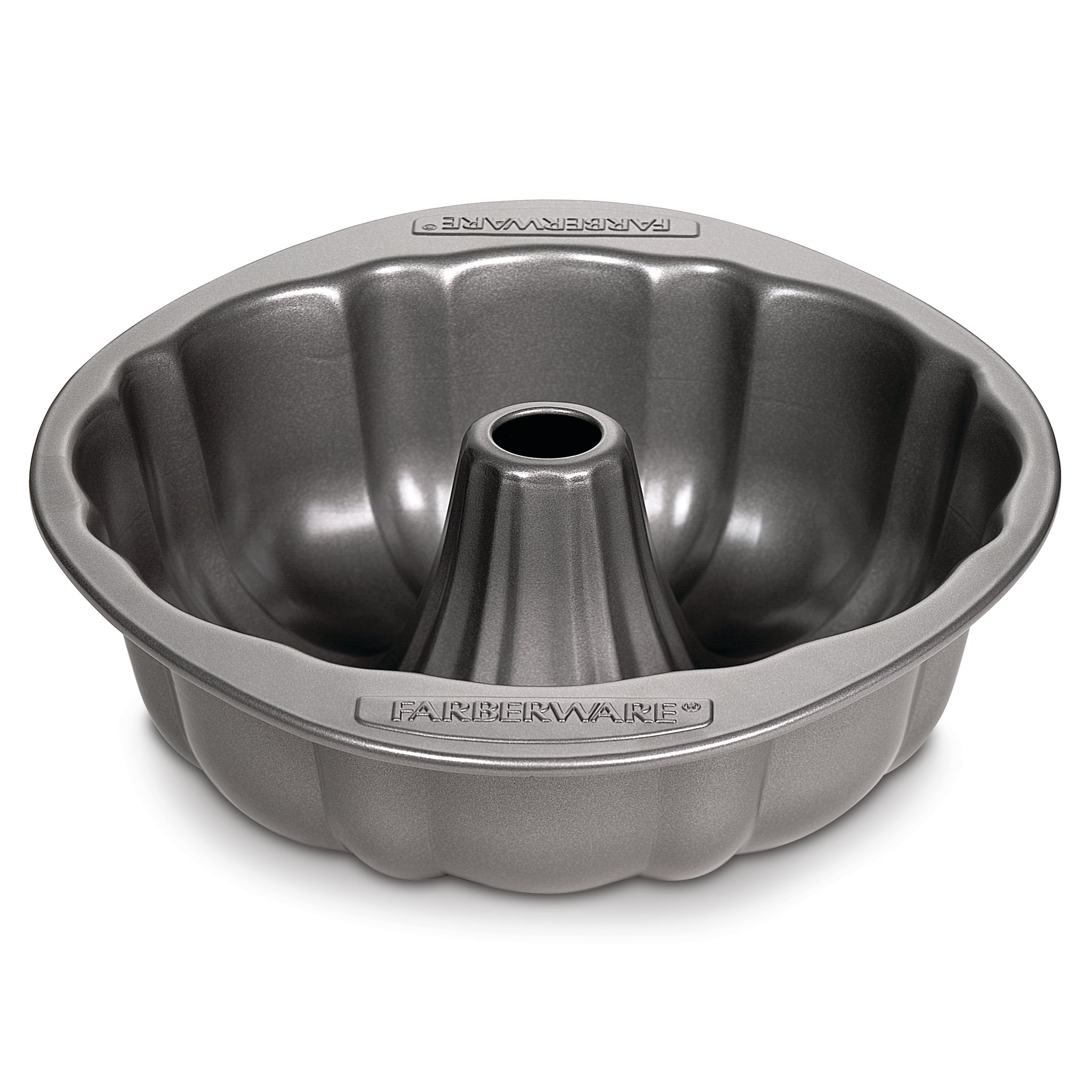 10 Inch Fluted Cake Pan - Non-Stick Round Baking Pan for Perfect Bundt Cakes, Durable Carbon Steel for Even Baking - Ideal for Birthday Cakes, Desserts & Holiday Baking