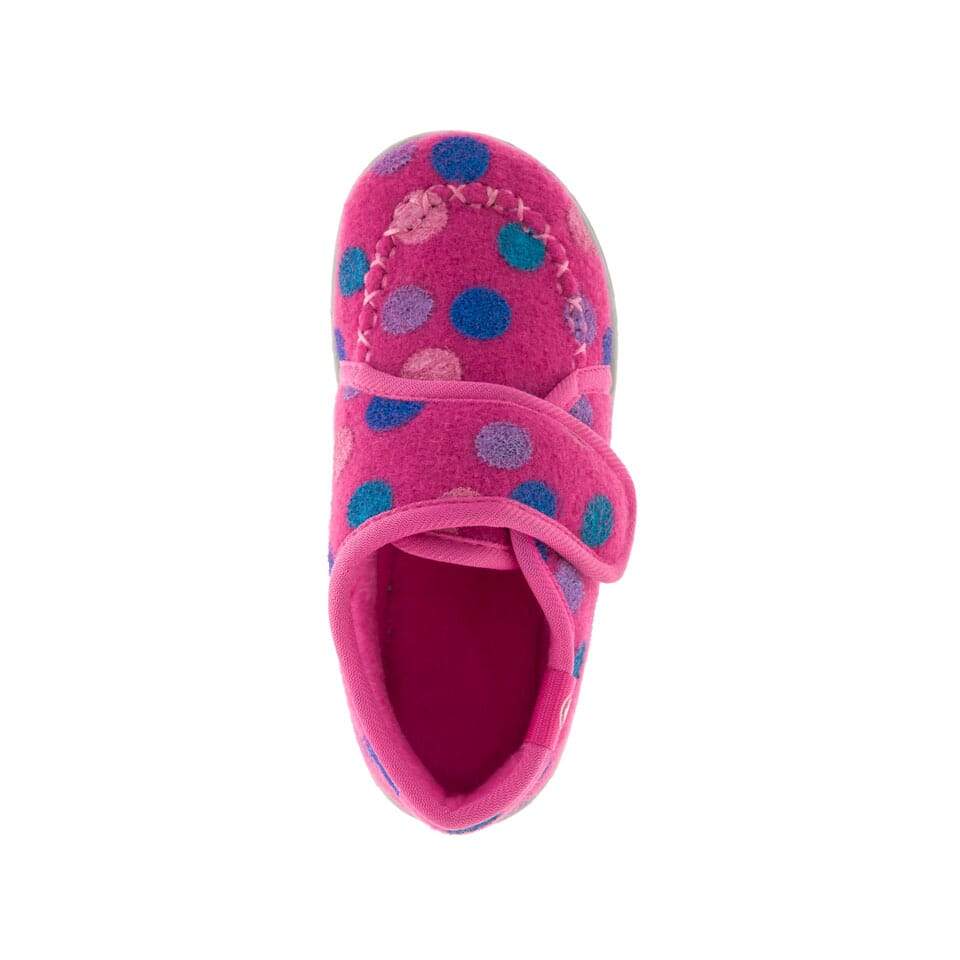 Kamik Pink CozyLodge Kids' Slippers - Warm Fleece-Lined Indoor/Outdoor House Shoes for Girls & Boys - Perfect for Winter, Home, School & Playtime