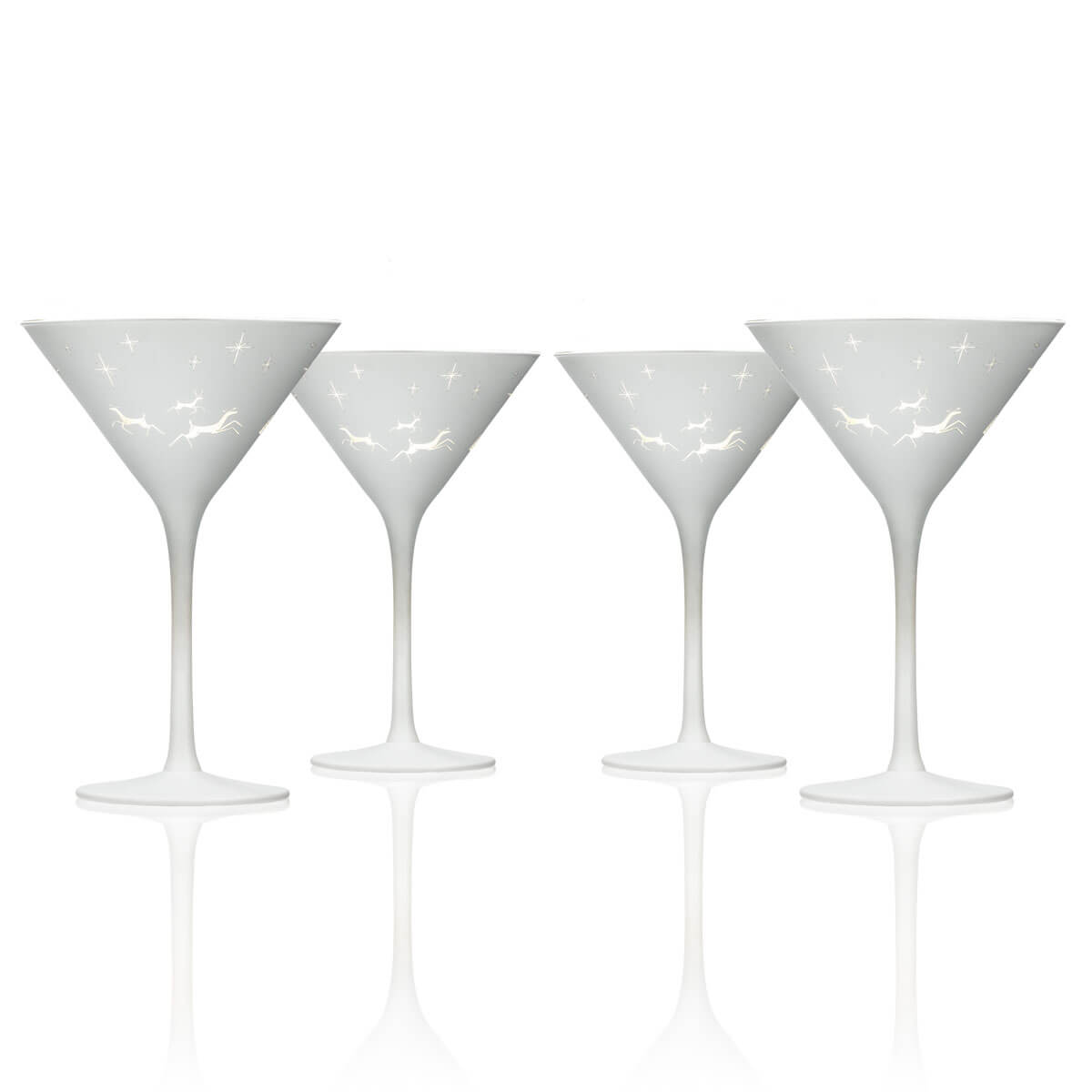 Wonderland 8.5oz Martini Cocktail Glasses - Set of 12 | Premium Barware for Parties, Weddings & Home Entertaining