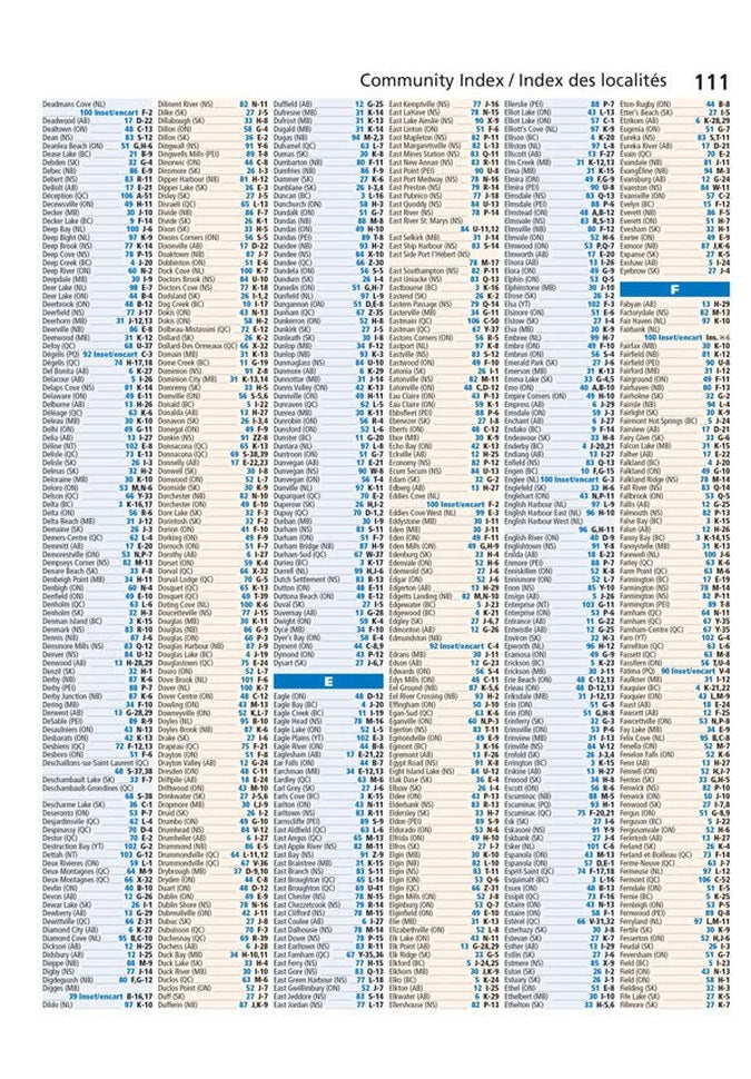 MapArt Canada Road Atlas 2024 Edition - Detailed & Updated Maps for Road Trips, Travel & Navigation Across Canada