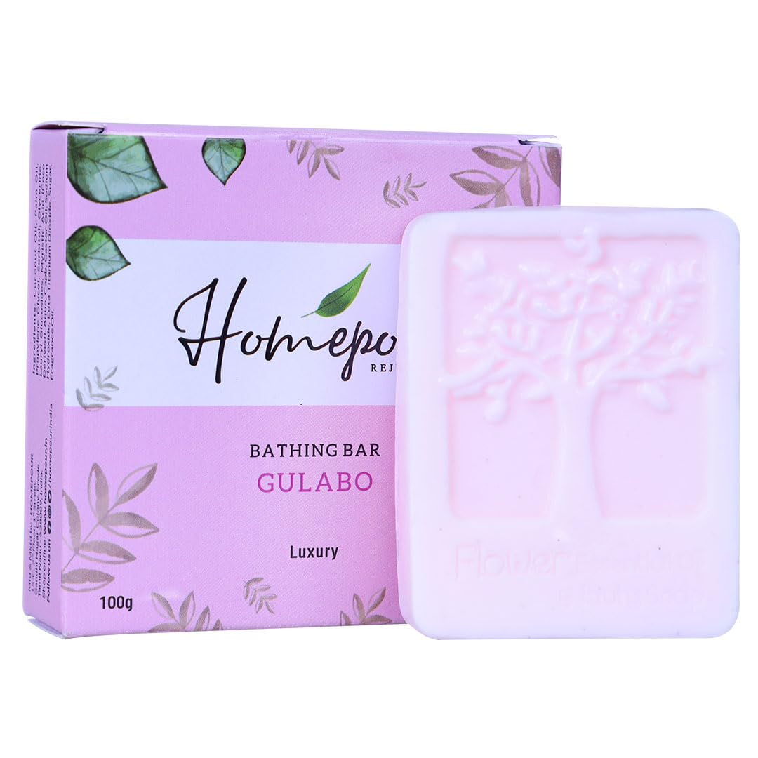 Gulabo Luxury Handmade Soap 100g - Natural Bathing Bar for Soft Skin | Perfect for Spa Day, Gift Sets & Daily Skincare Routine