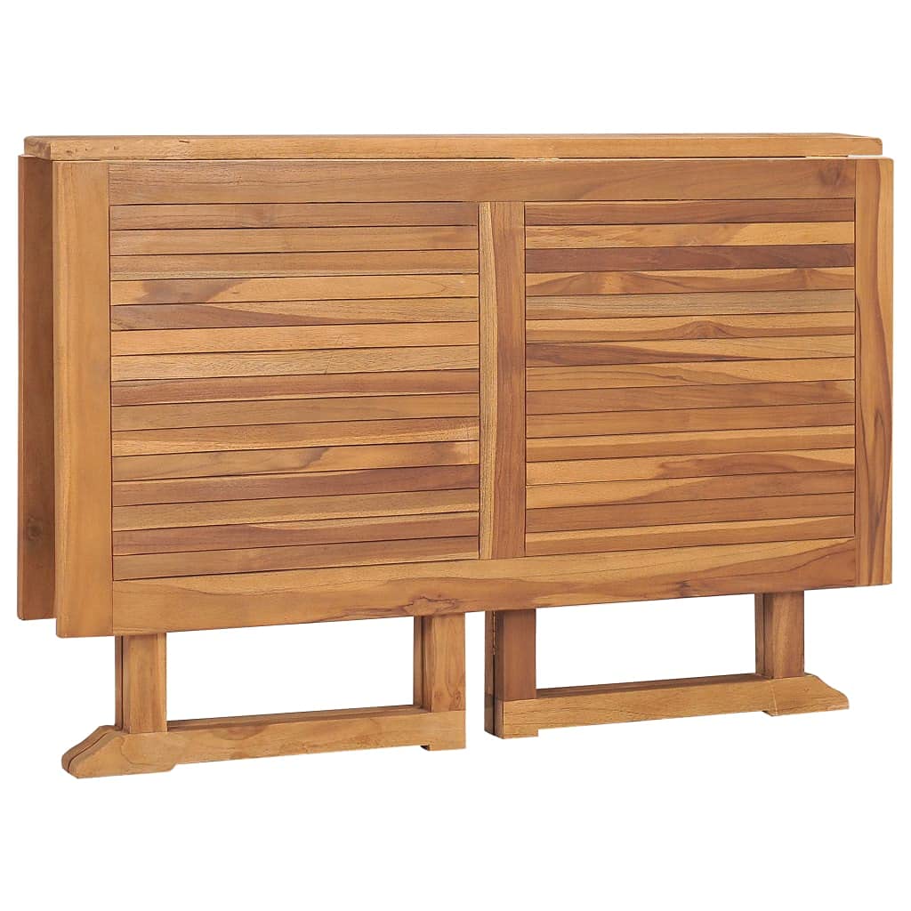 Folding Teak Wood Outdoor Dining Table 47.2