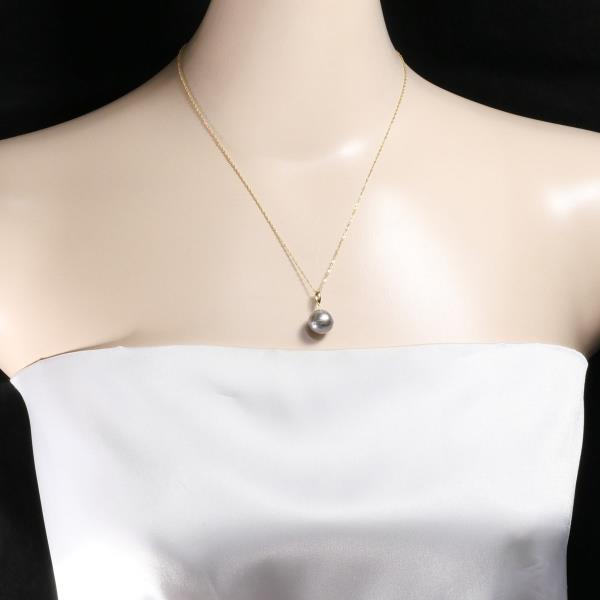 18K Yellow Gold Pearl Necklace for Women - Elegant Pearl Jewelry Gift for Brides, Anniversary & Special Occasions