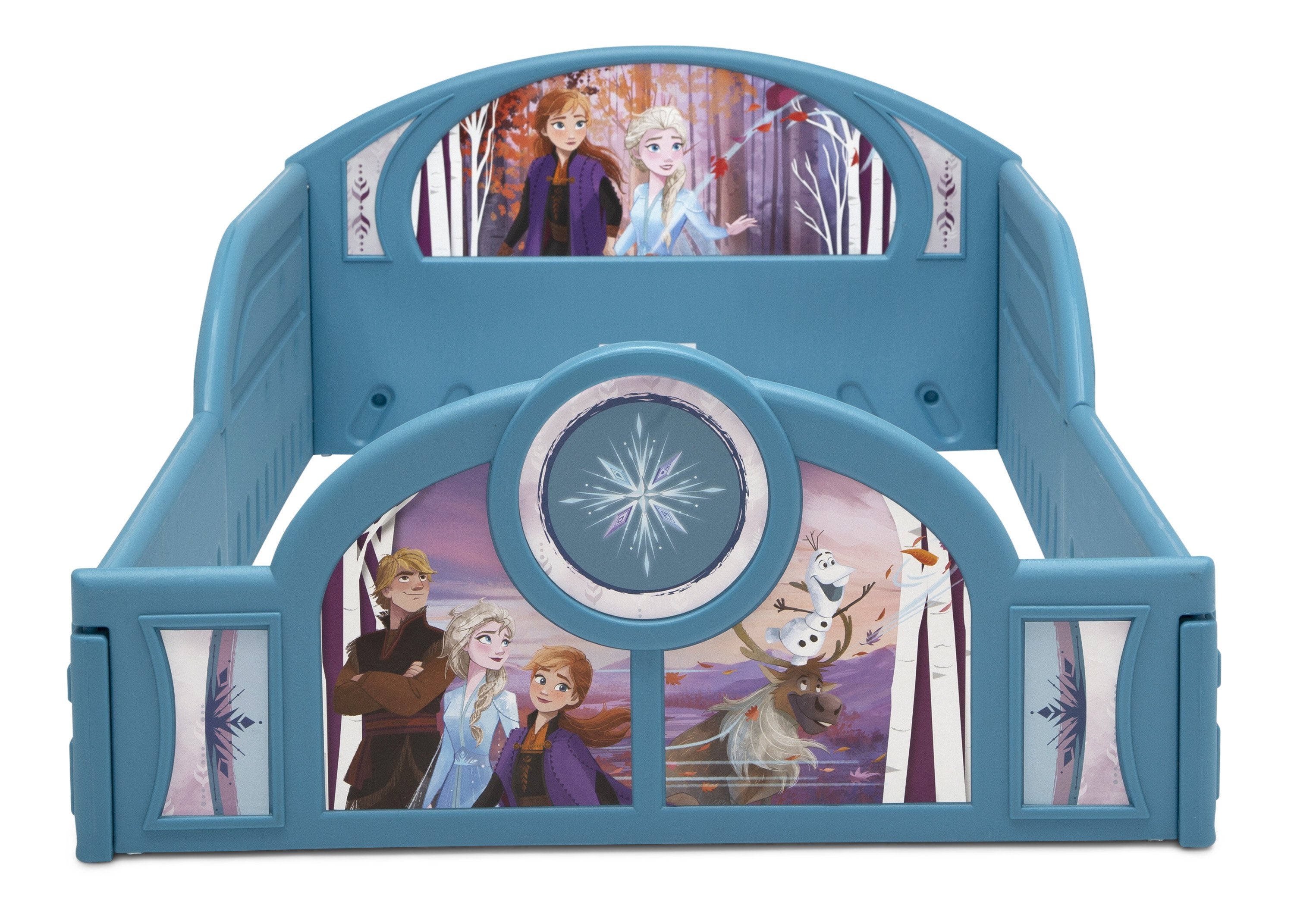 Frozen 2 Sleep and Play Toddler Bed - Elsa & Anna Themed Cozy Pajama Set for Kids | Perfect for Bedtime, Movie Nights & Disney Themed Parties