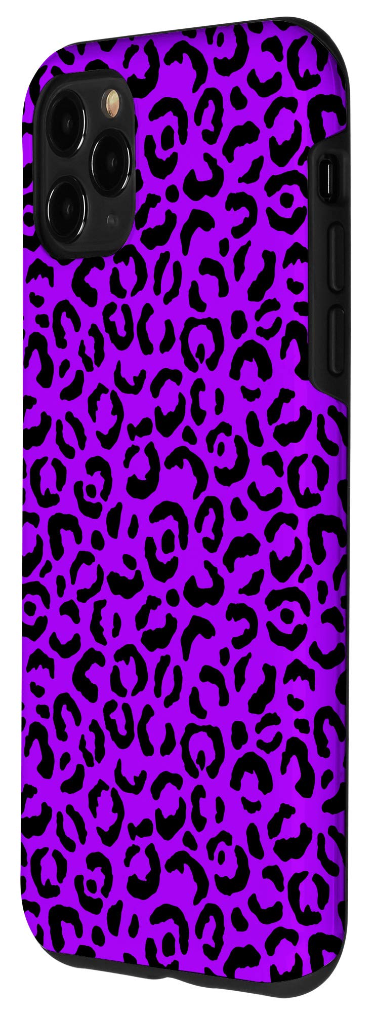Trendy Purple Leopard Print iPhone 11 Pro Max Case - Durable Slim Fit Protective Cover with Cheetah Animal Design | Perfect for Daily Use, Travel & Fashion Accessory