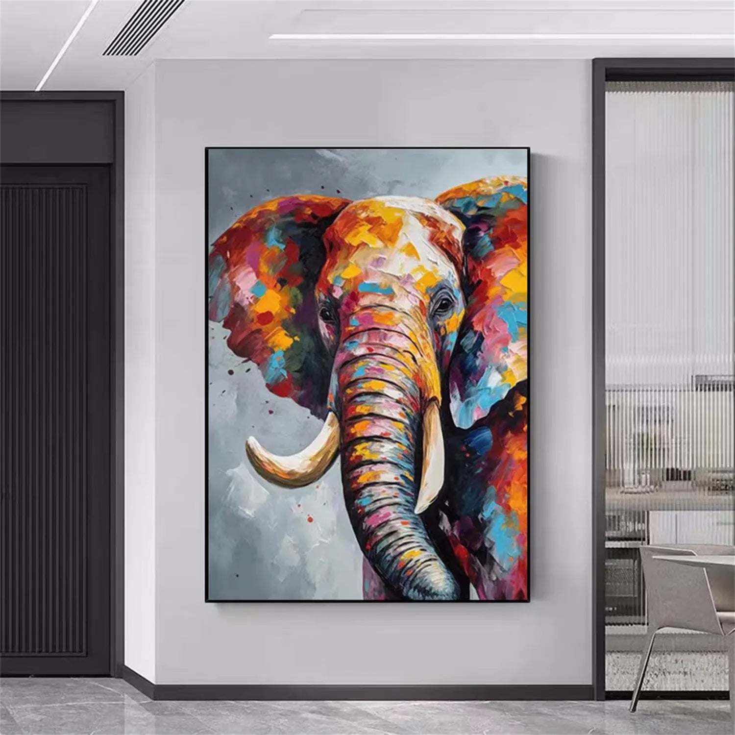 Animal Art Painting #AP092 - Handmade Canvas Wall Decor for Living Room, Bedroom & Office - Wildlife & Nature Inspired Artwork