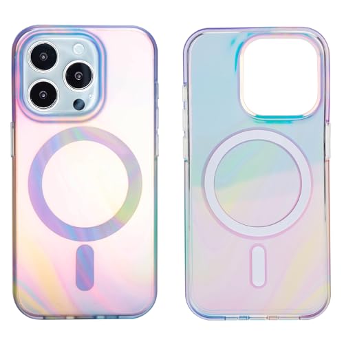 Holographic Gradient Swirl Marble