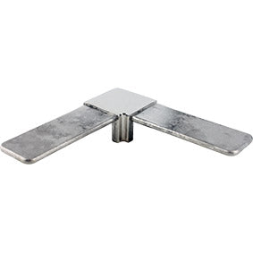 Nanorail DELUXE 90 Degree Joiner for 30 x 21mm Handrail - Polished Stainless Steel Stair Railing Connector - Perfect for Modern Staircase, Balcony & Home Safety Railings