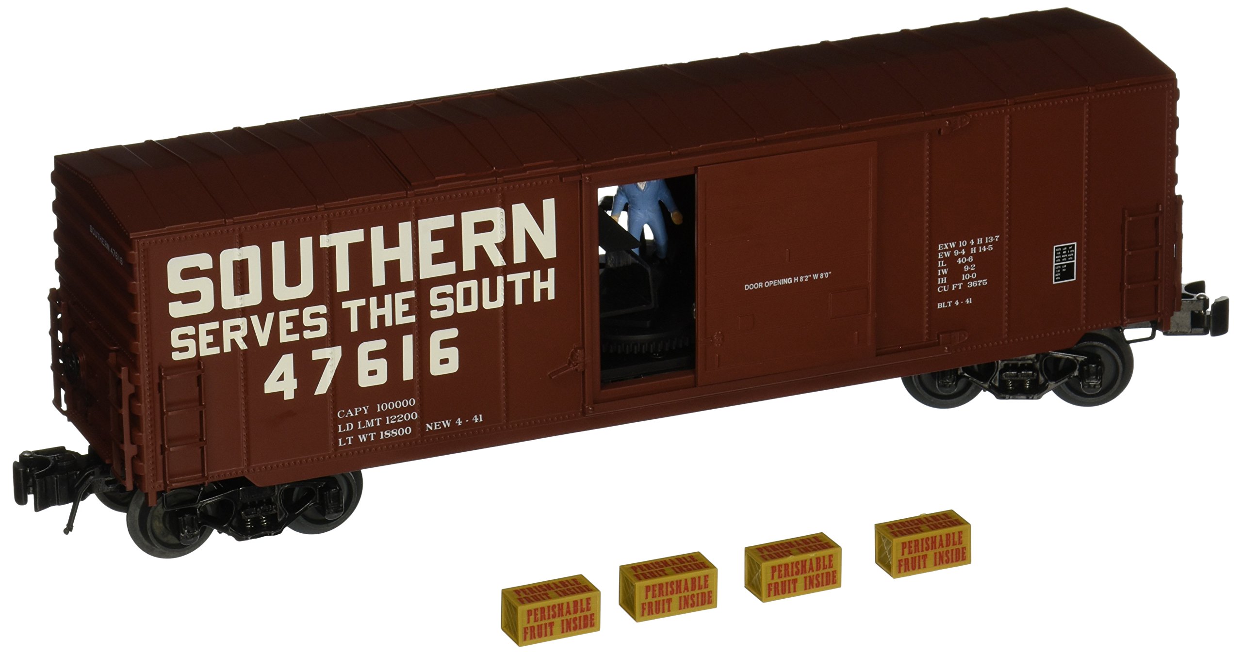 Williams By Bachmann Southern O Scale Operating Box Car - Model Train Accessory for Realistic Railroad Scenes & Collectors