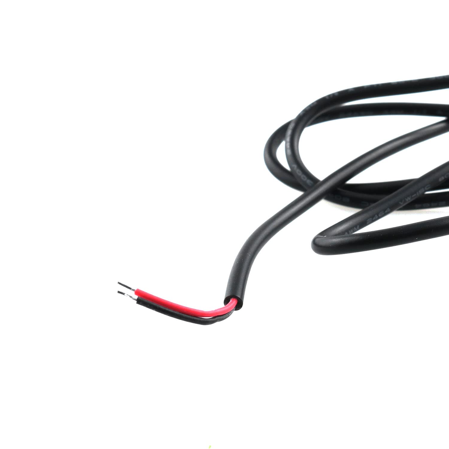 2pcs 24AWG USB 2.0 Pigtail Cable 3.3ft - 5V 5A Power for DIY Electronics