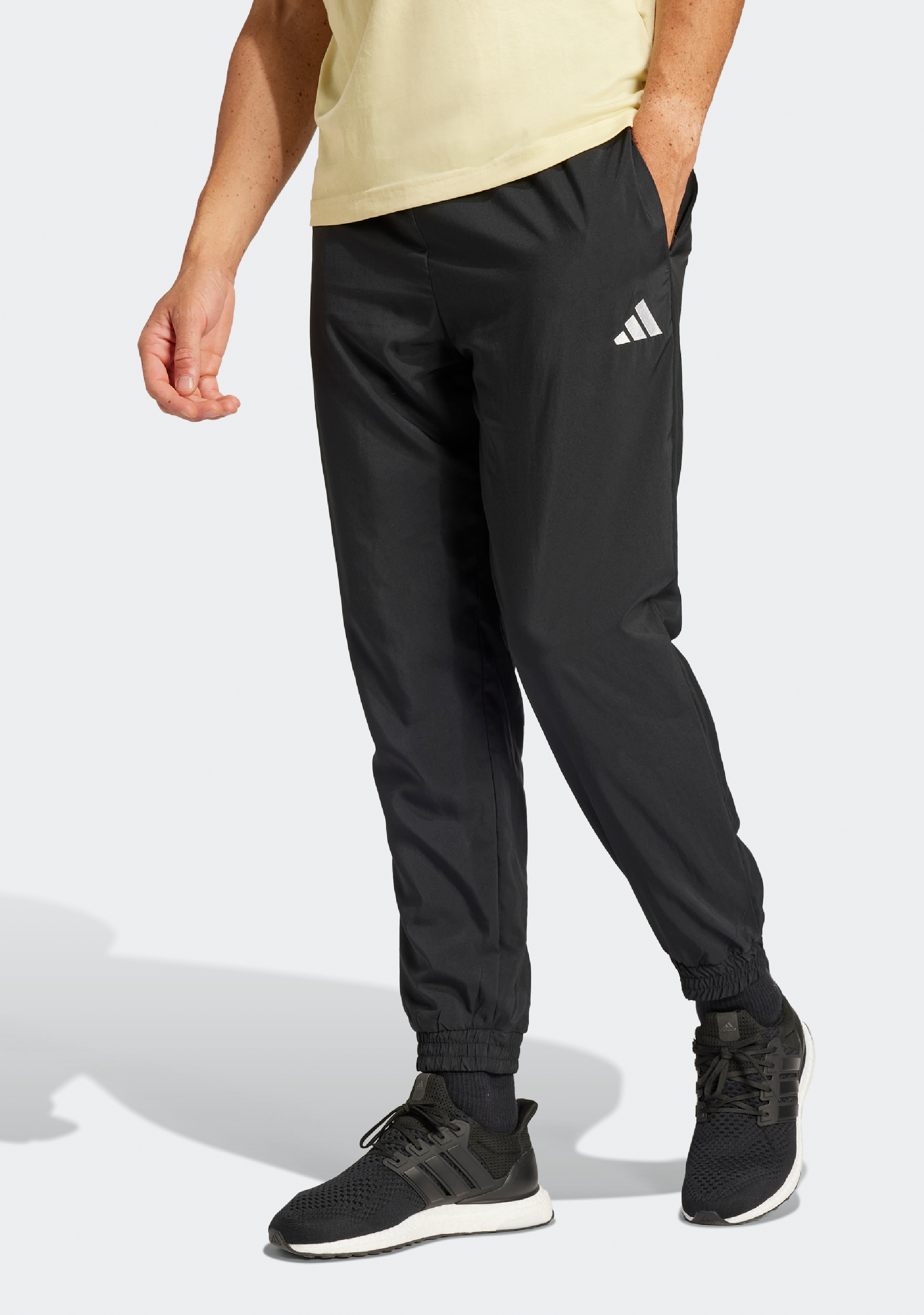 Adidas Men's Essentials Small Logo Stanford Tracksuit Pants - Comfortable Workout & Lounge Wear for Gym, Running & Casual Style