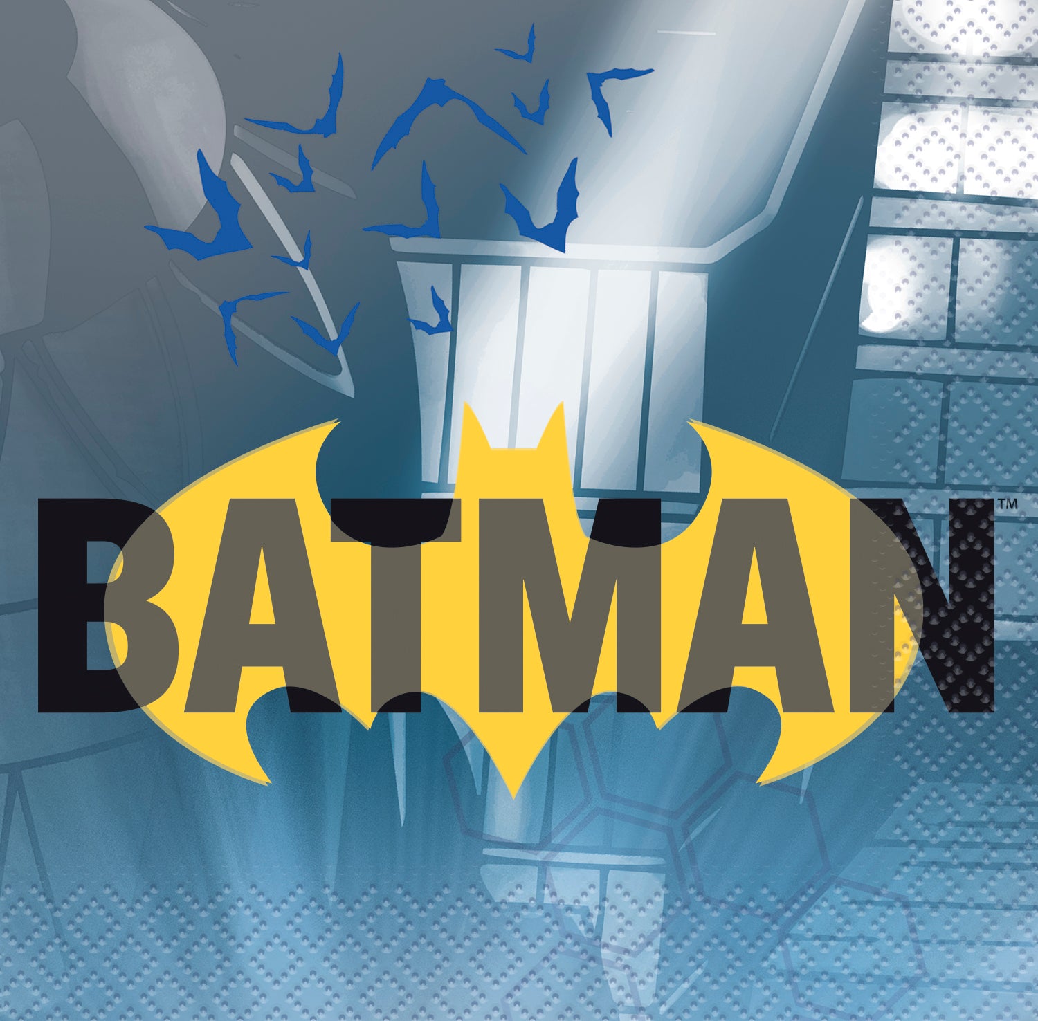 Batman Themed Beverage Napkins - 16 Count, Premium Quality for Parties & Events - Perfect for Superhero Birthday Celebrations & Comic-Themed Gatherings