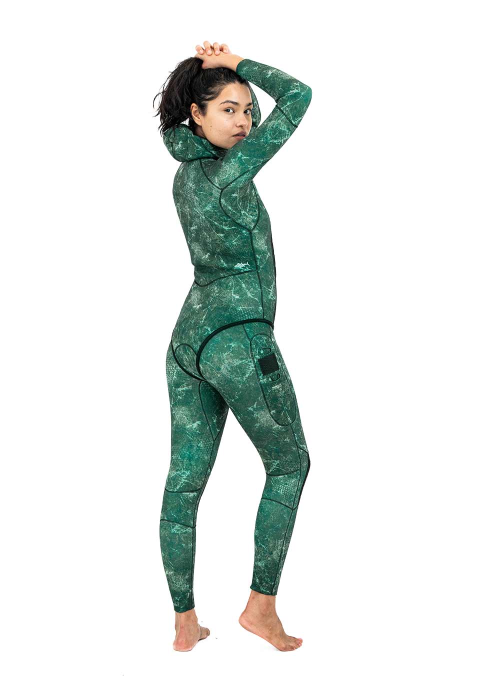 Adreno Women's 3.5mm Two-Piece Wetsuit for Scuba Diving, Snorkeling & Surfing - Abrolhos Thermal Swimsuit for Cold Water Activities