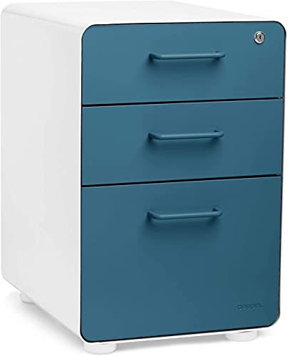 White + Slate Blue