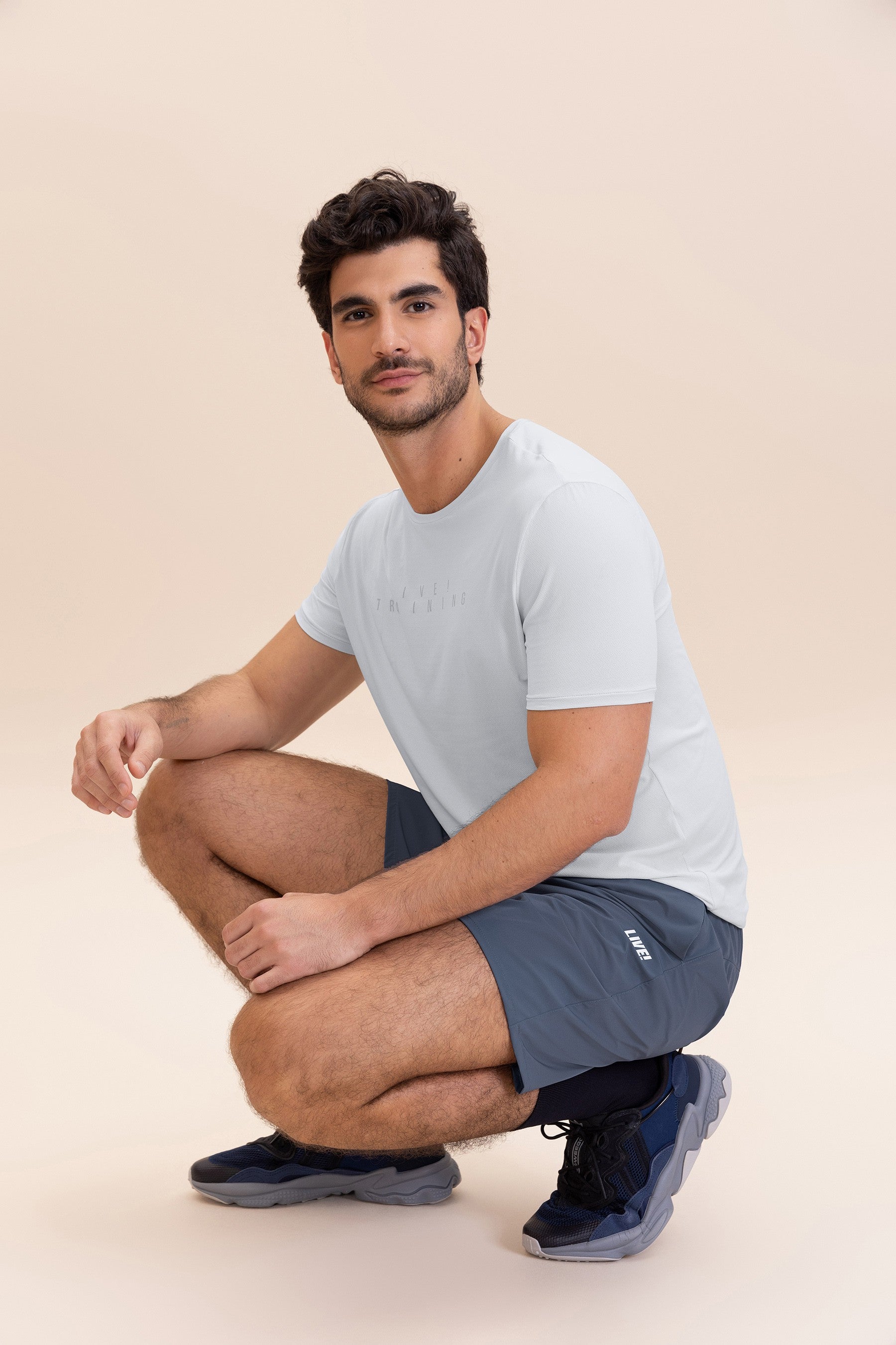 Comfy LIVE! Men's Training T-Shirt - Breathable & Lightweight Workout Tee for Gym, Running & Casual Wear