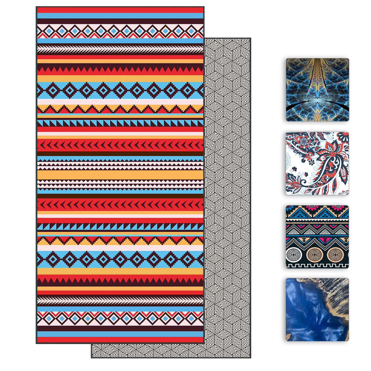 **DARCHEN Oversized Quick Dry Microfiber Beach Towel - Extra Large XL (70x35