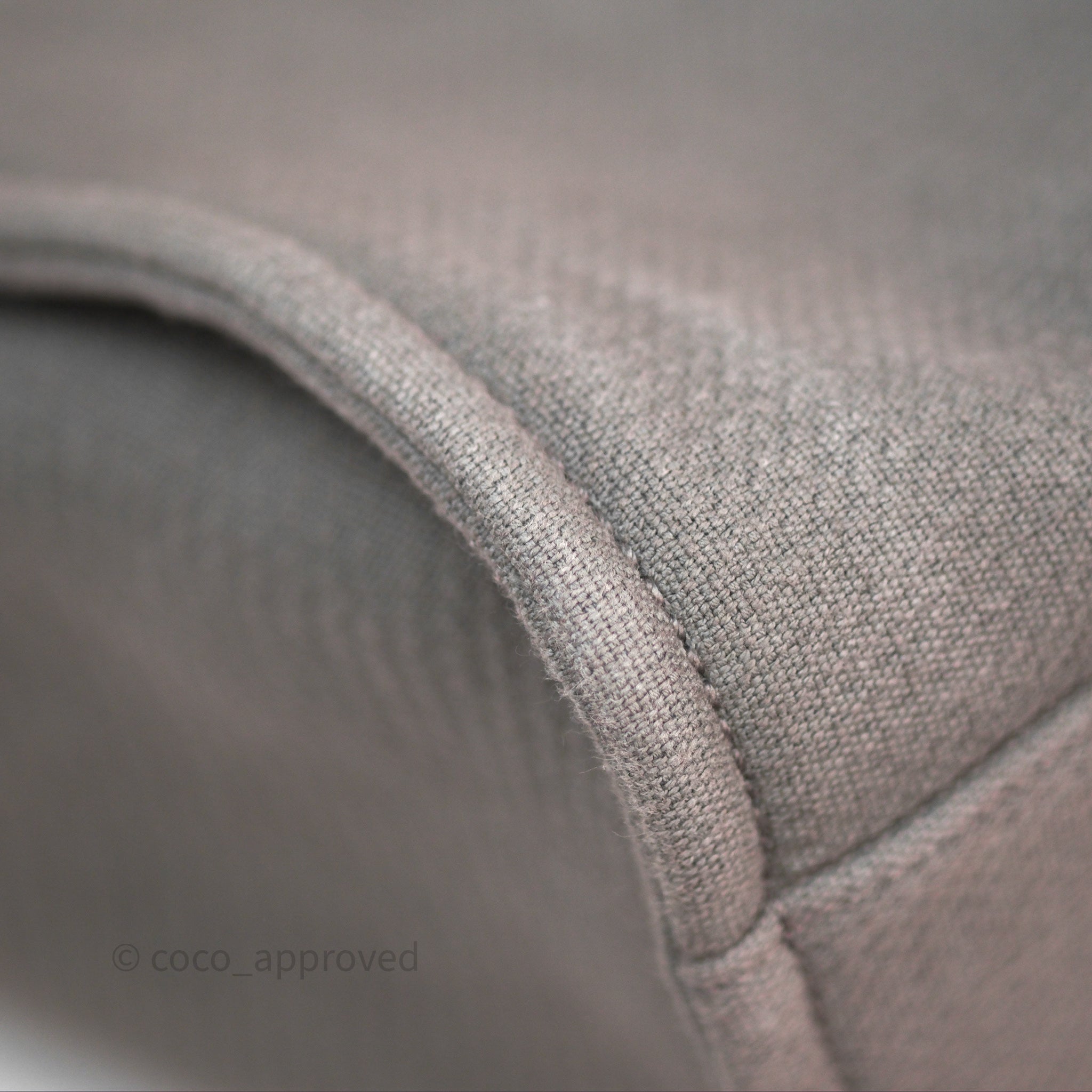 Chanel Canvas Deauville Large Tote Bag in Taupe with Silver Hardware - Perfect for Work, Travel & Everyday Use