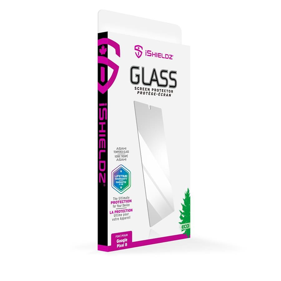 iShieldz Tempered Glass Screen Protector for Google Pixel 8 - Anti-Scratch, Bubble-Free, HD Clear Protection for Everyday Use & Gaming
