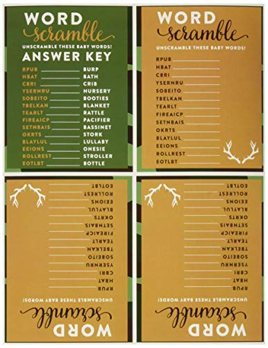 Cards Word Scramble