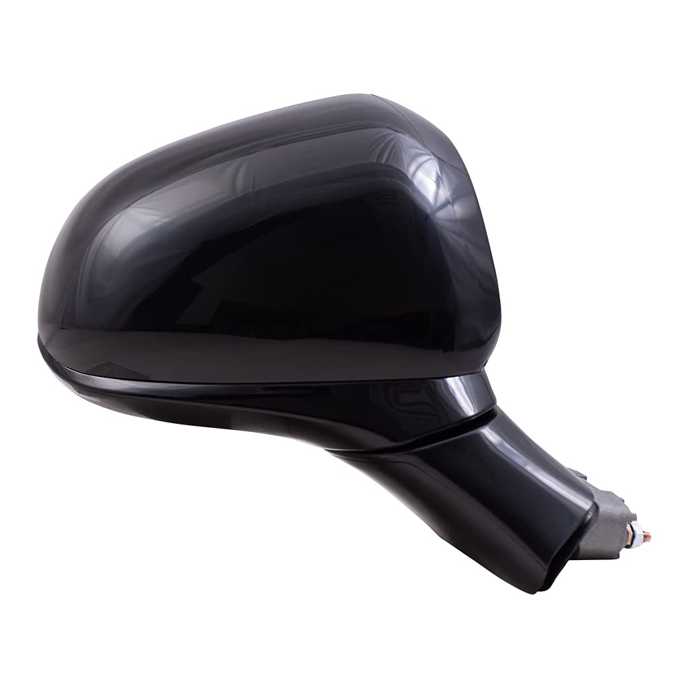 Brock Replacement Power Side Mirrors for 2019 Hyundai Santa Fe - Textured Black Heated Driver & Passenger Mirrors (No Turn Signal/Camera) | Perfect for Winter Driving & Enhanced Visibility
