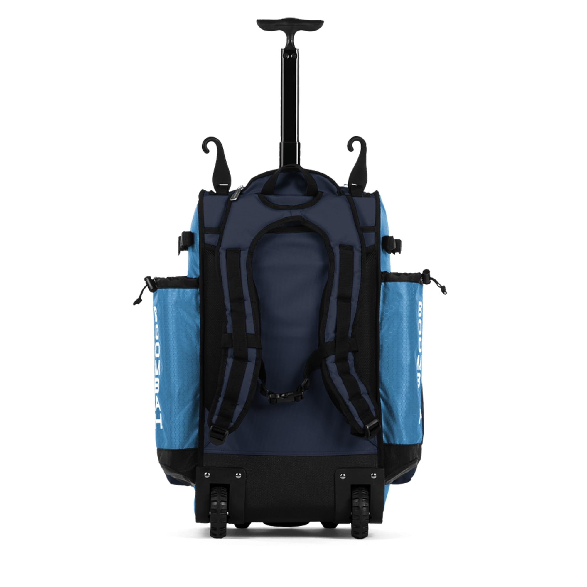 Boombah Superpack Hybrid Rolling Bat Bag - Wheeled & Backpack Style for Baseball & Softball Players | Perfect for Travel & Team Games