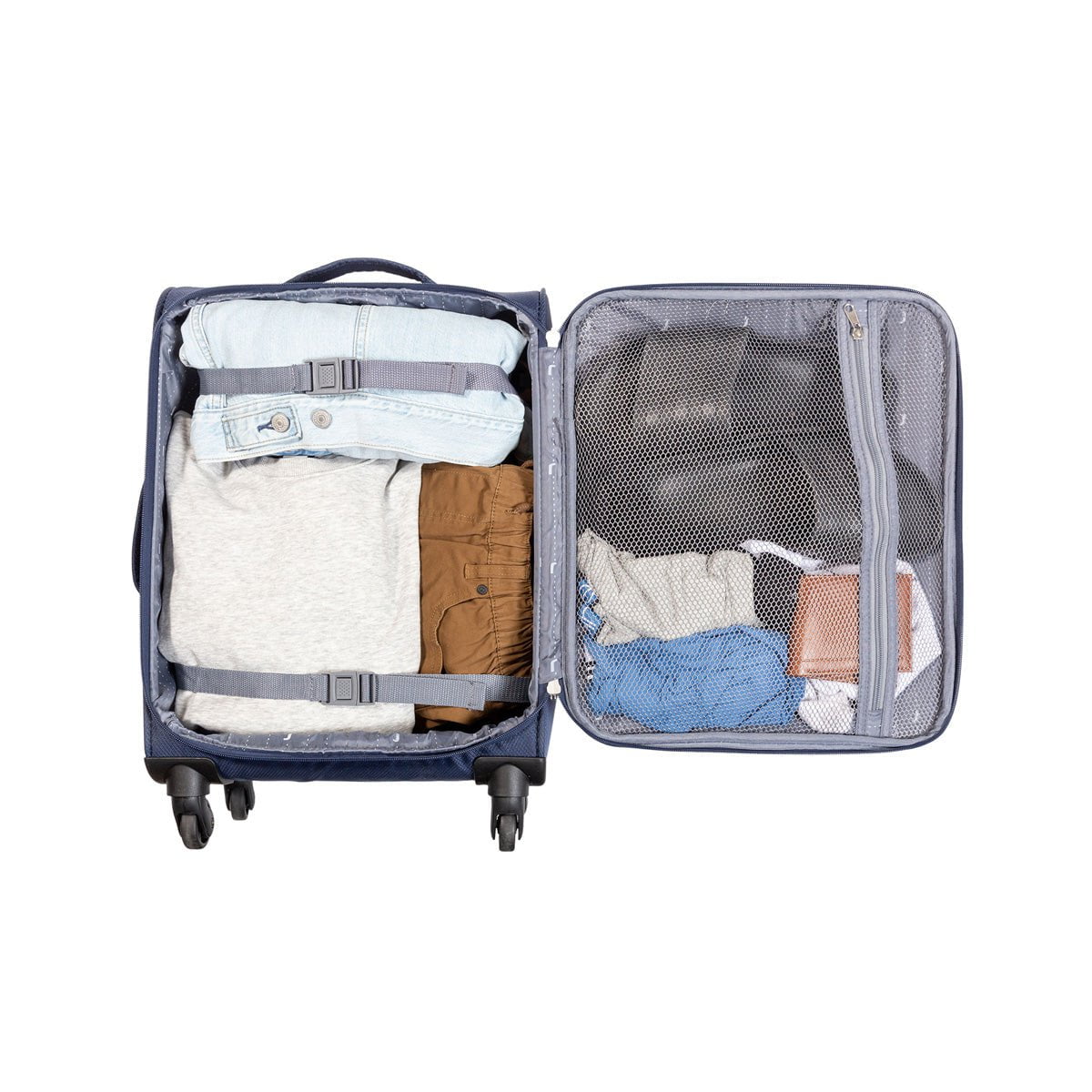 Jetstream 20 Inch Lightweight Spinner Luggage - TSA Approved Carry On Suitcase with 360° Wheels for Business Travel & Weekend Getaways