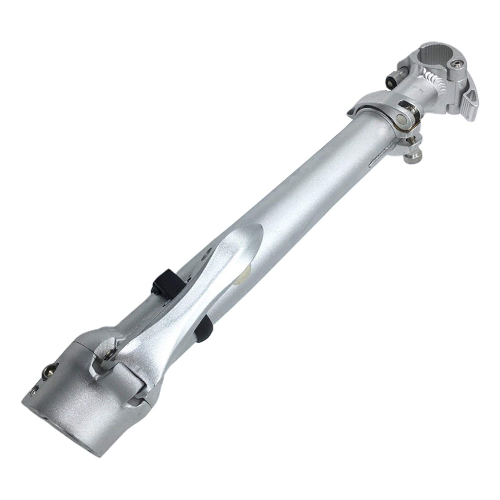 25.4mm Adjustable Folding Bike Stem - Lightweight Aluminum Alloy Head Tube Replacement for Mountain/City Bikes - Perfect for Commuting, Touring & Bike Upgrades