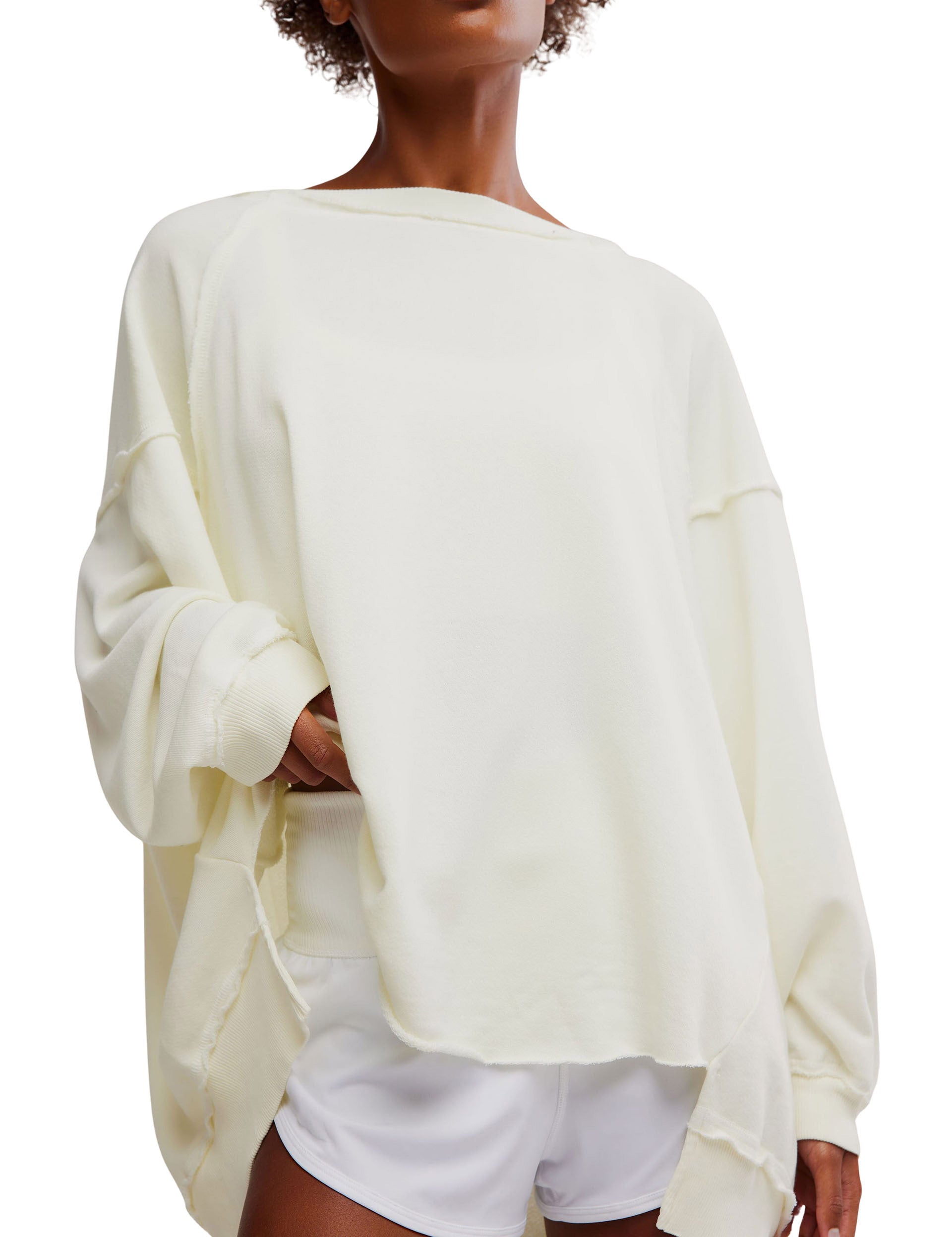 One To Beat Pullover Sweater - Ivory | Cozy & Stylish Women's Knit Top for Casual Wear & Layering