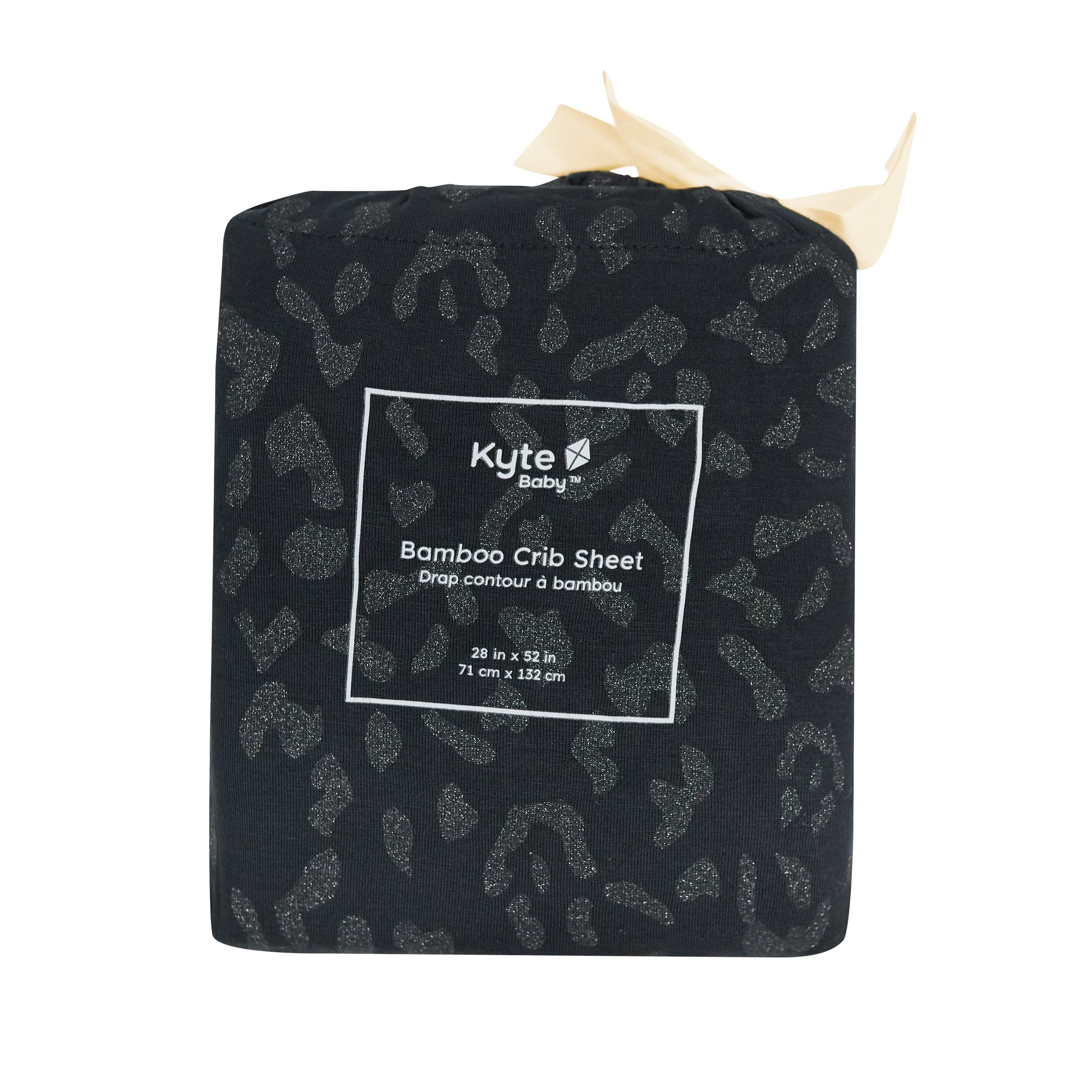 Midnight Leopard Crib Sheet - Soft, Breathable & Safe Baby Bedding for Nursery & Travel - Perfect for Newborns & Toddlers