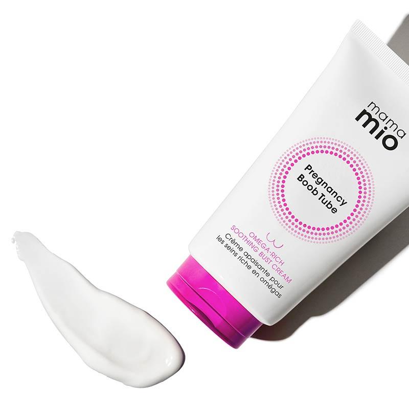 Mama Mio Pregnancy Boob Tube Stretch Mark Bust Cream for Expecting Moms - Hydrating & Firming Breast Care for Pregnancy & Postpartum
