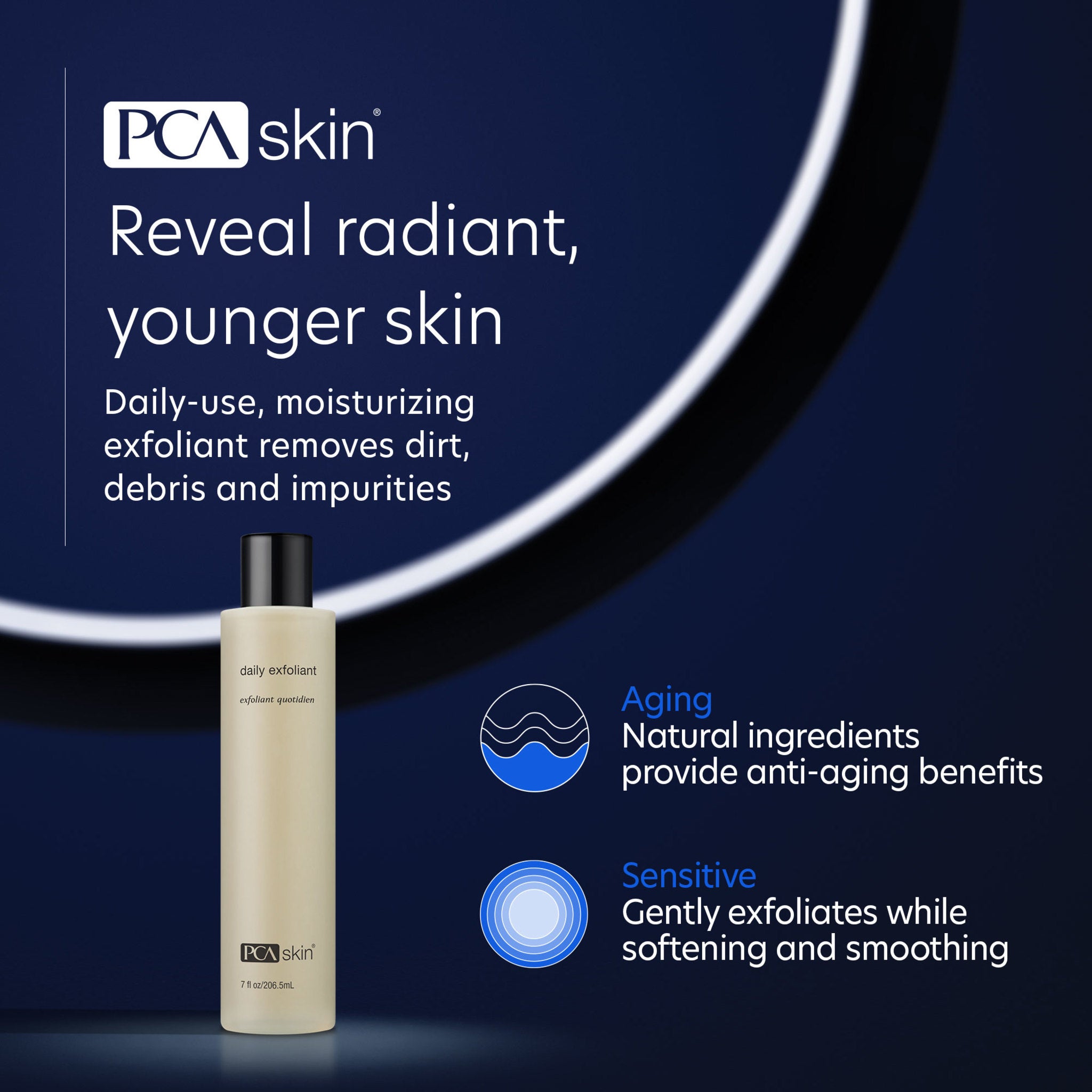 PCA Skin Daily Exfoliant - Gentle Facial Scrub for Smooth Skin | Exfoliating Cleanser for Daily Use - Perfect for Morning & Night Skincare Routine