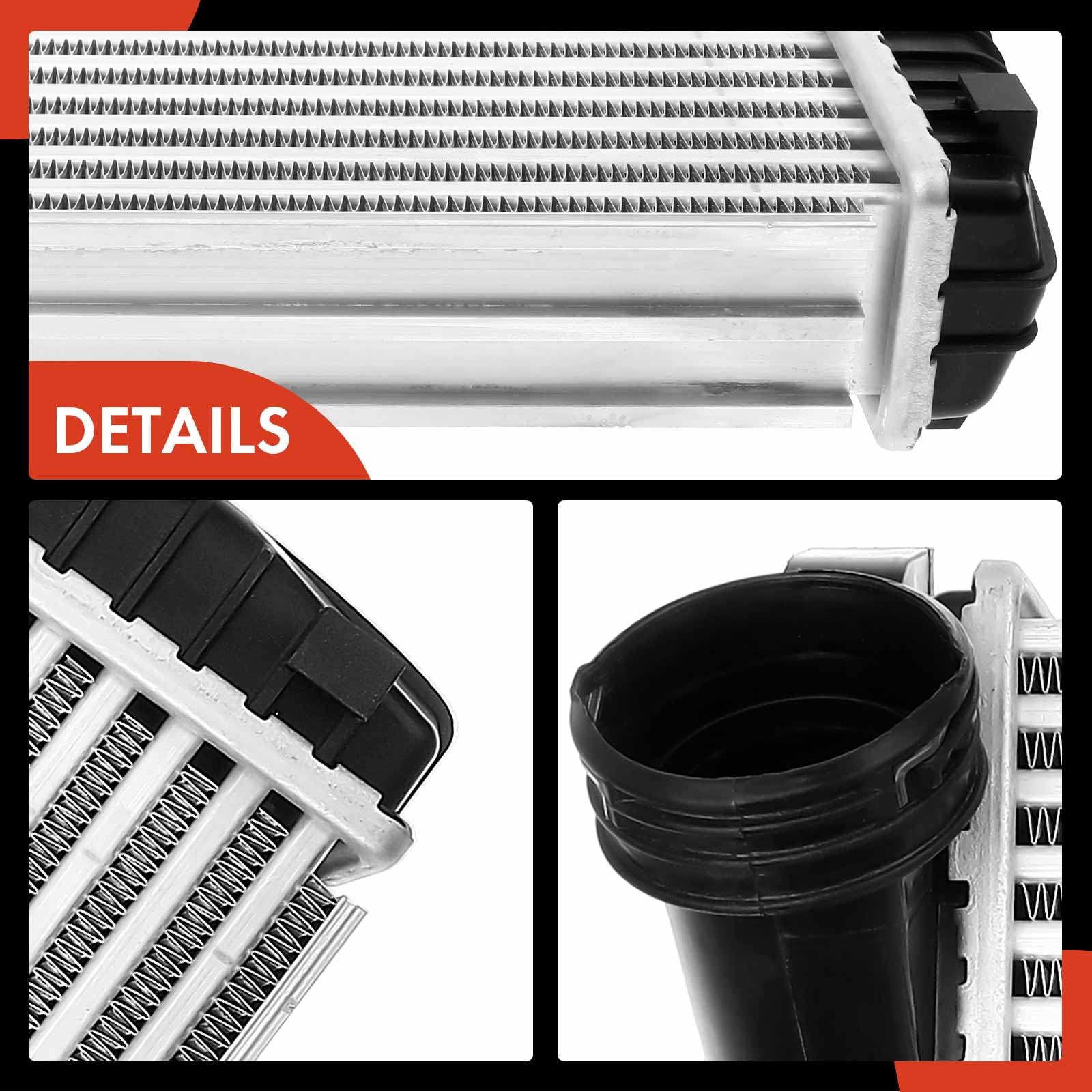 Premium Turbo Intercooler for Audi Q7 2008-2015 3.0L, VW Touareg 2009-2010/2013-2016 3.0L & Porsche Cayenne 2011-2017 3.0L - High Performance Replacement Part for Turbocharged SUVs - Perfect for Off-Roading, Towing & Performance Upgrades