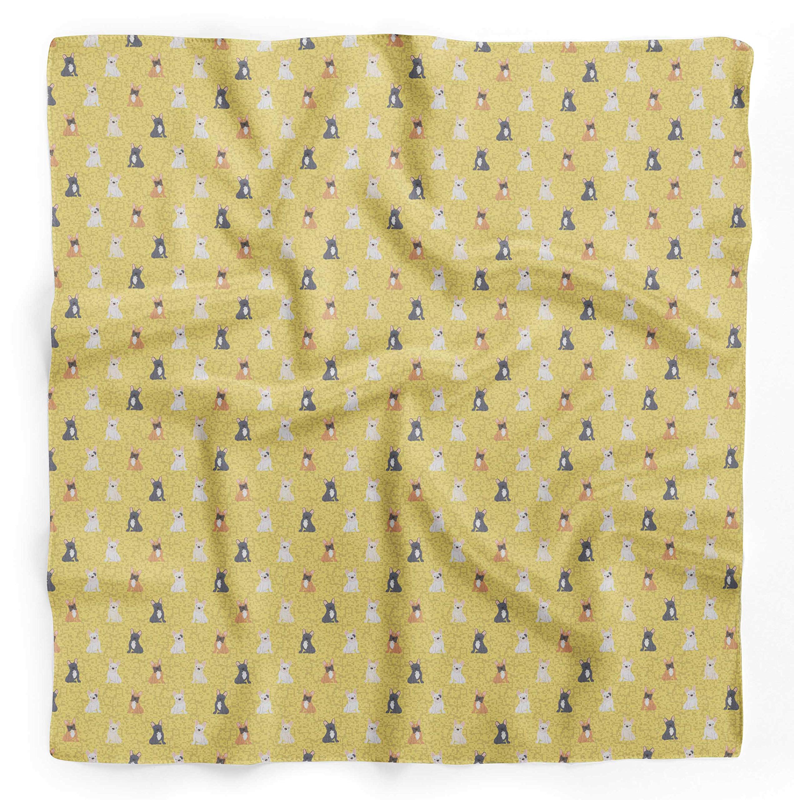 Bimba Printed Pure Silk Scarf for Women - Elegant Hair Wrap, Neck Scarf & Head Bandana - Perfect for Fashion Accessories, Outdoor Activities & Special Occasions