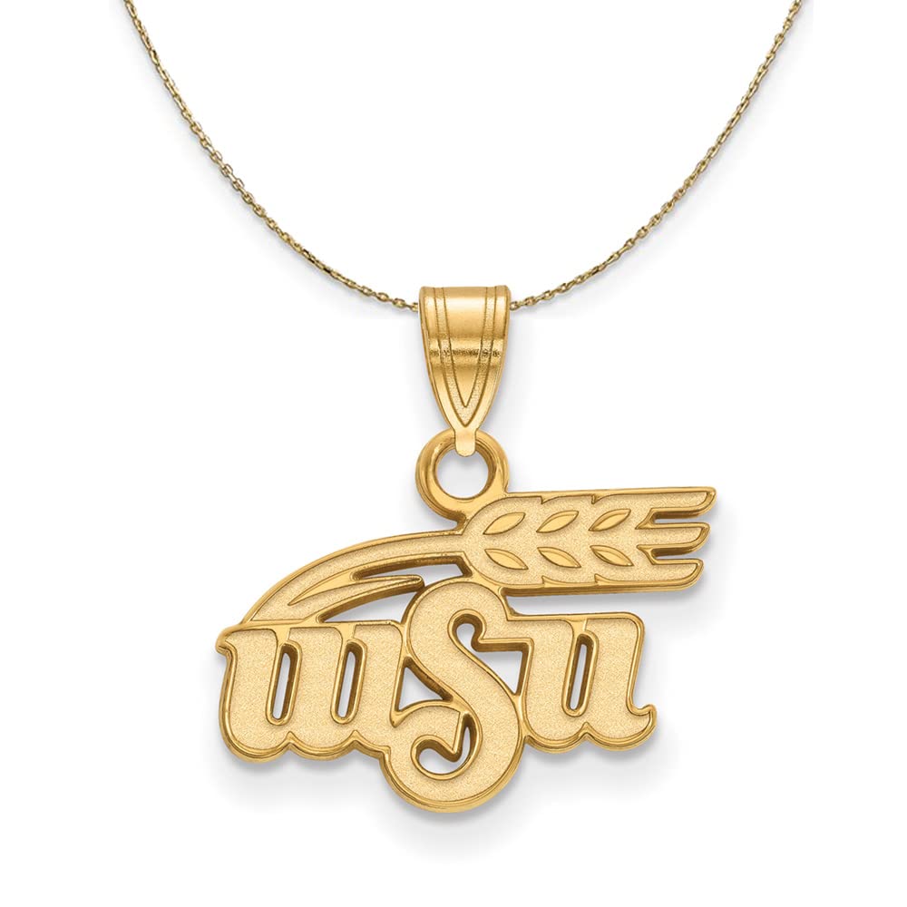 14k Yellow Gold Wichita State Small Necklace - Perfect for Gifts & Daily Wear