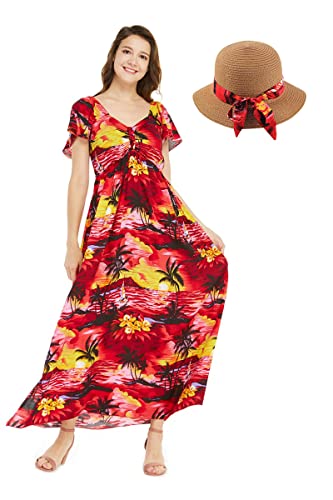 Sunset Red + Hat