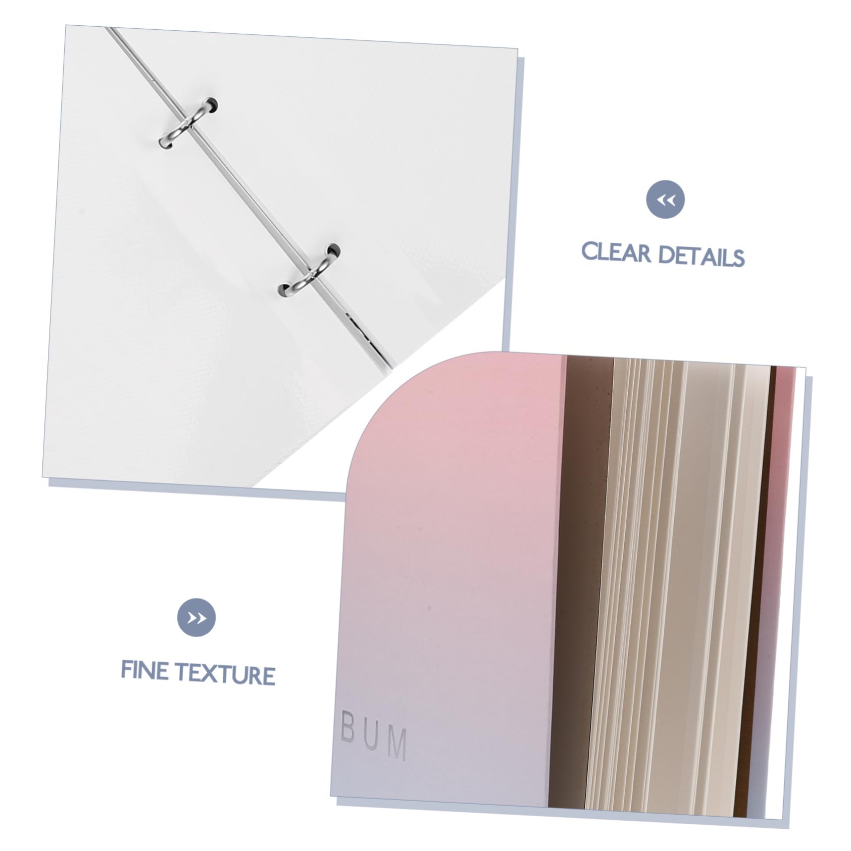 NUOBESTY Premium Scrapbook Photo Album - Memory Book for Baby Boy, Wedding, Family Photos - Acid-Free Archival Quality Paper for Lasting Keepsakes | Perfect for Baby Shower Gifts, Anniversary Presents & Family Memory Preservation