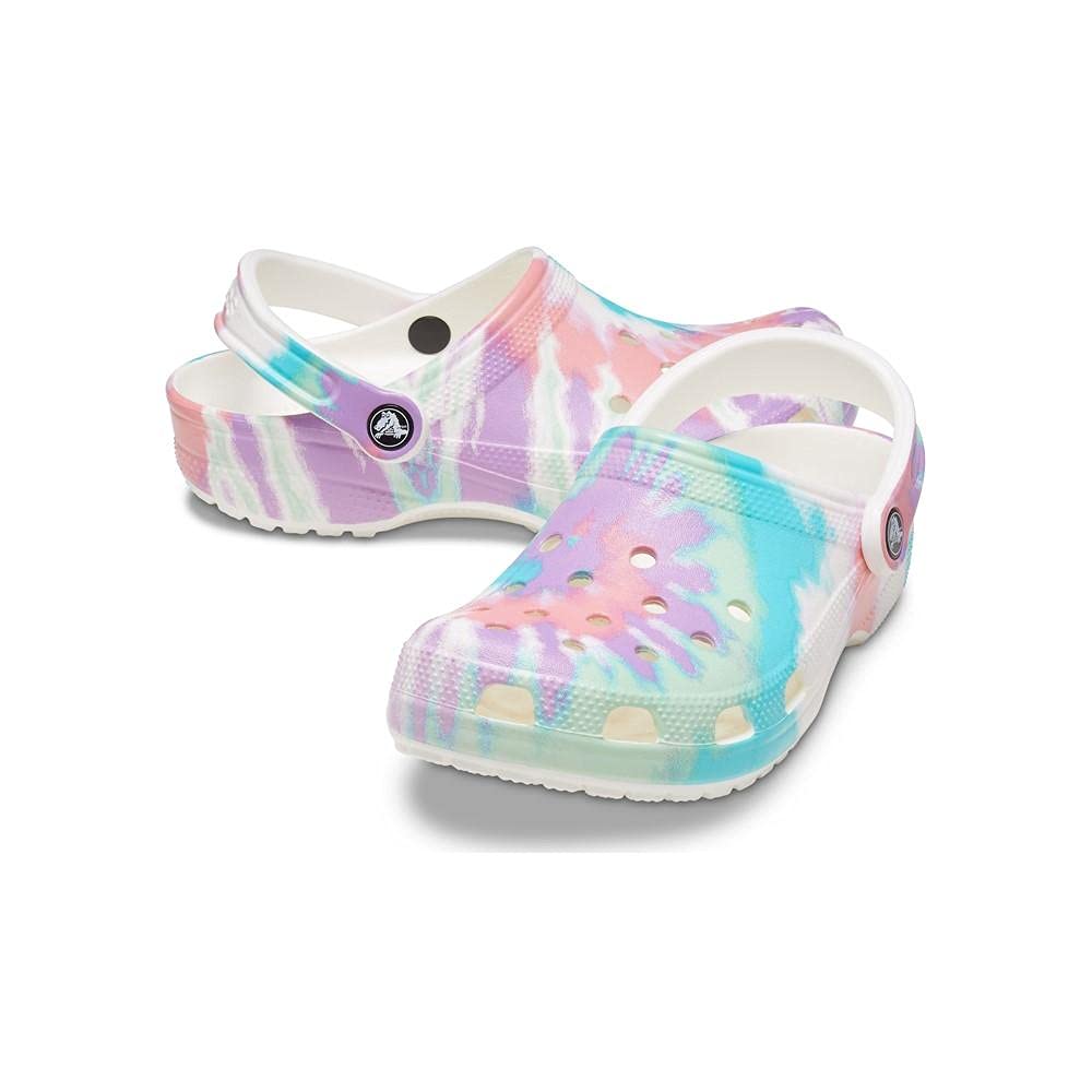 Crocs Classic Solar Rainbow Clogs - Comfortable & Lightweight Unisex Slip-On Shoes for Men & Women | Perfect for Beach, Pool, Garden & Casual Wear