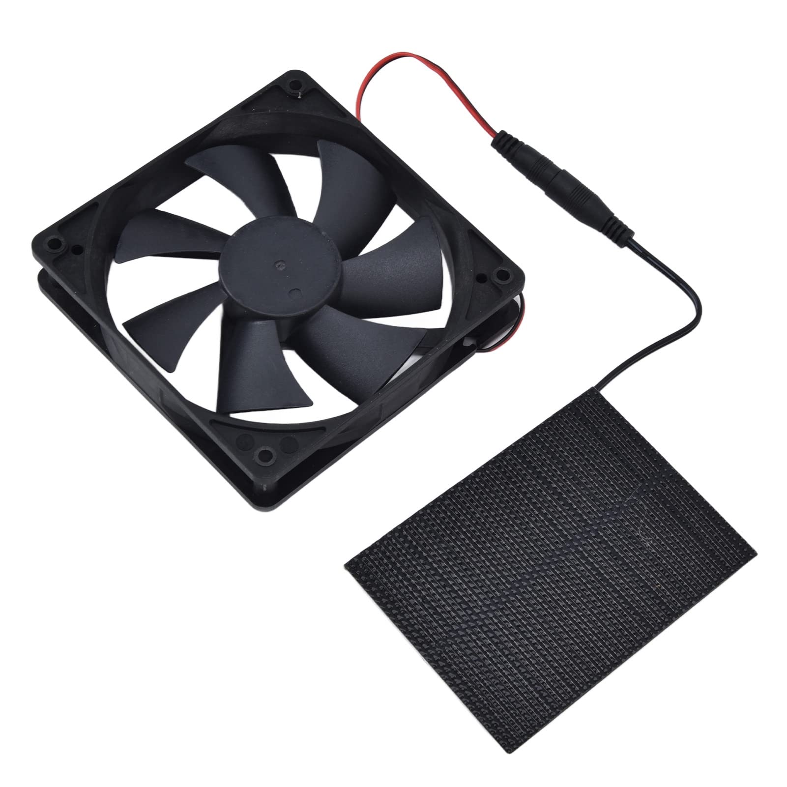 3W Solar Panel Fan Kit - Energy Efficient Solar Exhaust Fan for Greenhouse Ventilation | Perfect for Cooling & Air Circulation in Greenhouses, Sheds & RVs